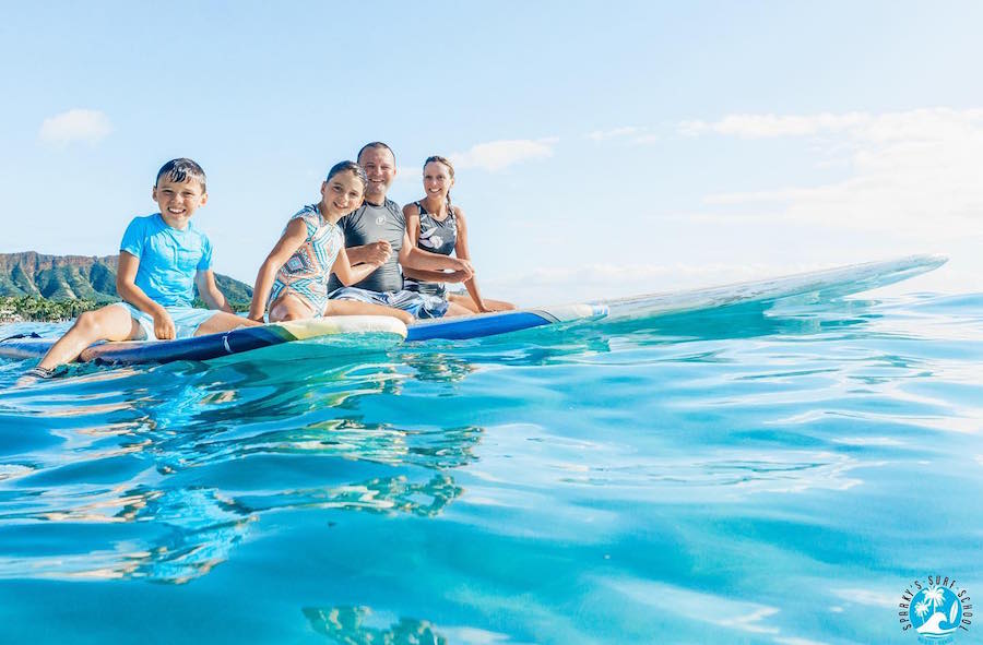 Family Surf Lessons Waikiki Oahu