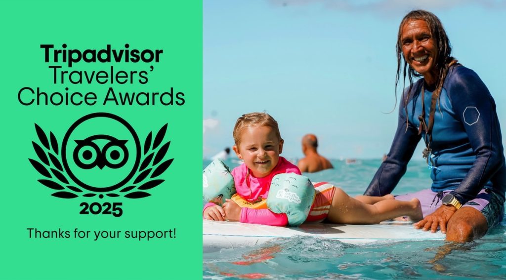 Sparky’s Surf School Wins Tripadvisor Travelers’ Choice Award 2025