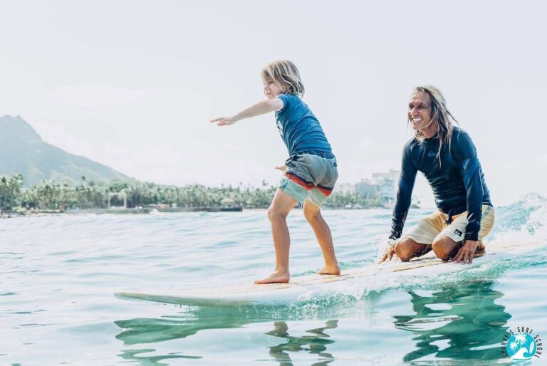 Private Surf Instructor for Kids Waikiki Honolulu