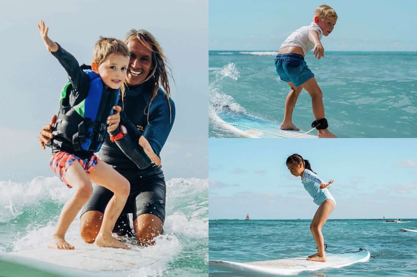 Surf Lessons for 6 Year Olds in Waikiki Honolulu Oahu